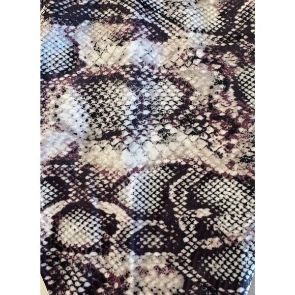 Nasty Gal US6 Snake A Difference Triangle Bikini Set Top Bottom Print Sexy - Picture 7 of 9